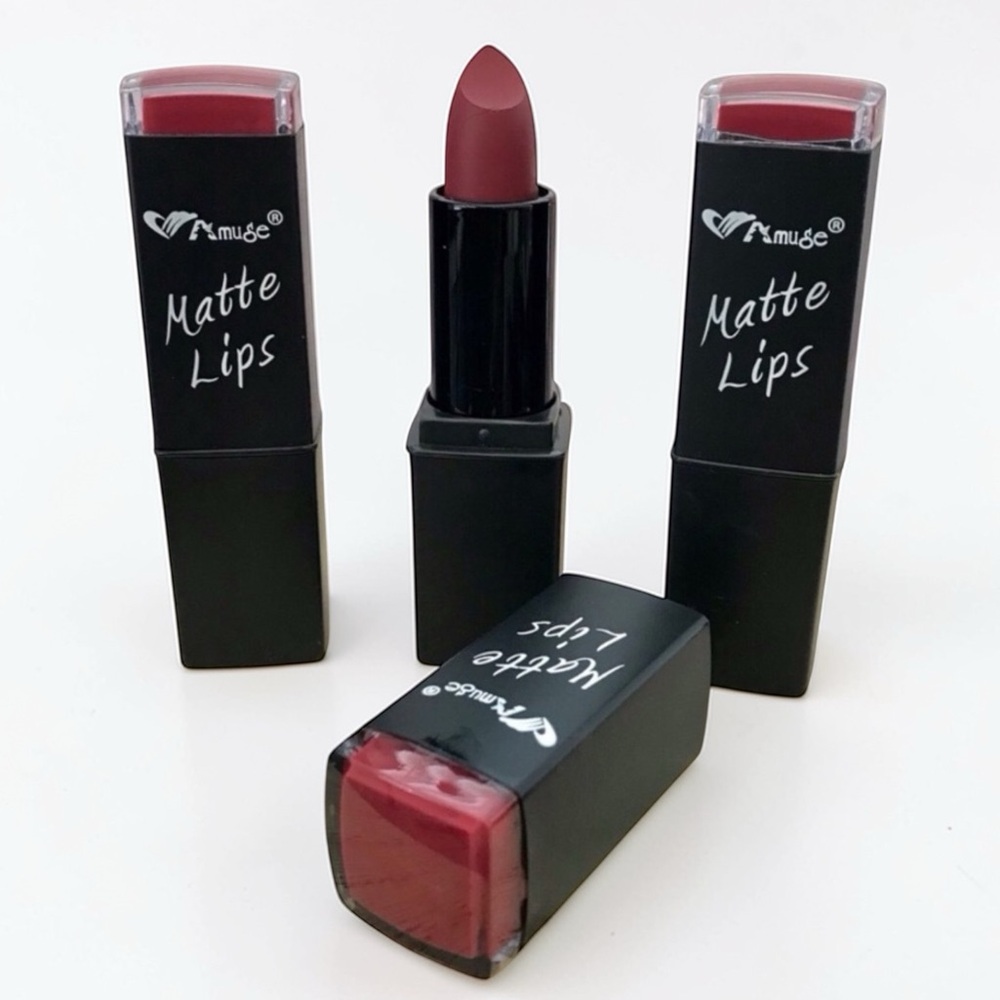 🆕3pcs Amuse Matte Lips Lipstick
